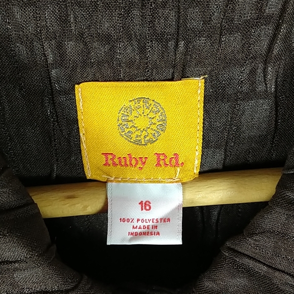 Ruby Rd Chocolate Brown Jacket - Picture 2 of 6